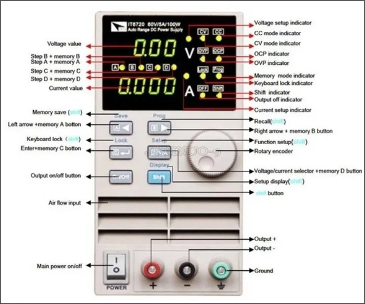 1PC Nuova Alimentazione DC Pro - Programmable Dc Power Supply 60V 5A recensione e prezzo