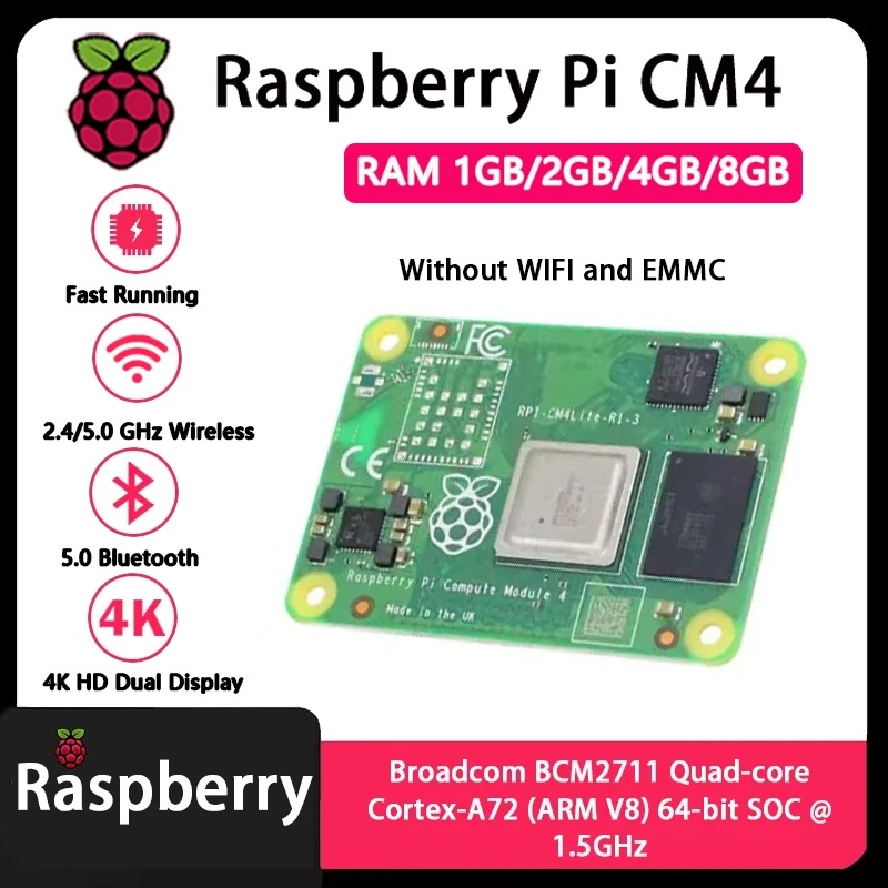 Raspberry Pi CM4 1GB/2GB/4GB/8 - Raspberry Pi Compute Module 4 8Gb 32Gb recensione e prezzo